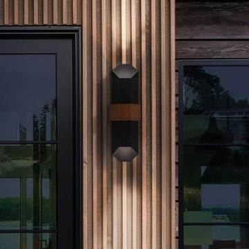 Quoizel - Iluminação exterior LED CHASM 2xLED/9,5W/230V IP44