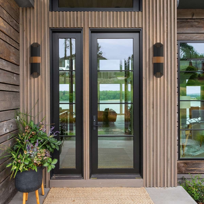 Quoizel - Iluminação exterior LED CHASM 2xLED/9,5W/230V IP44