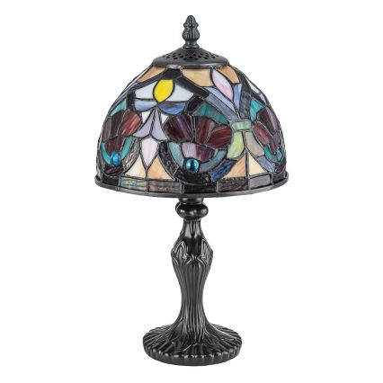 Quoizel - Candeeiro de mesa Tiffany LARISSA 1xE14/40W/230V Ø 20 cm