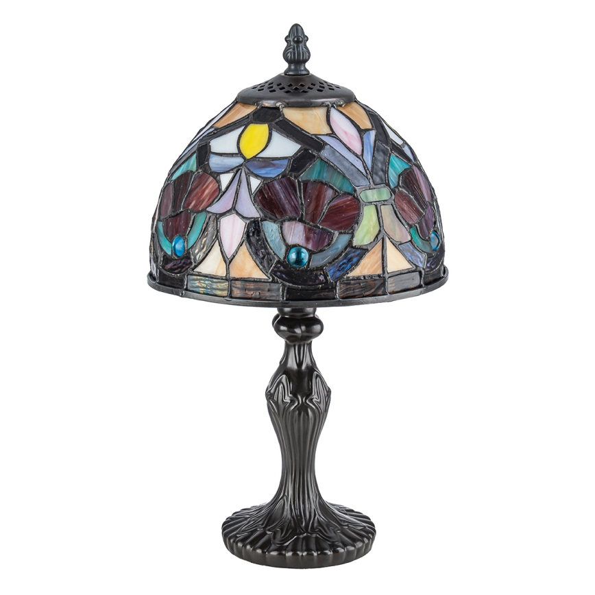Quoizel - Candeeiro de mesa Tiffany LARISSA 1xE14/40W/230V Ø 20 cm