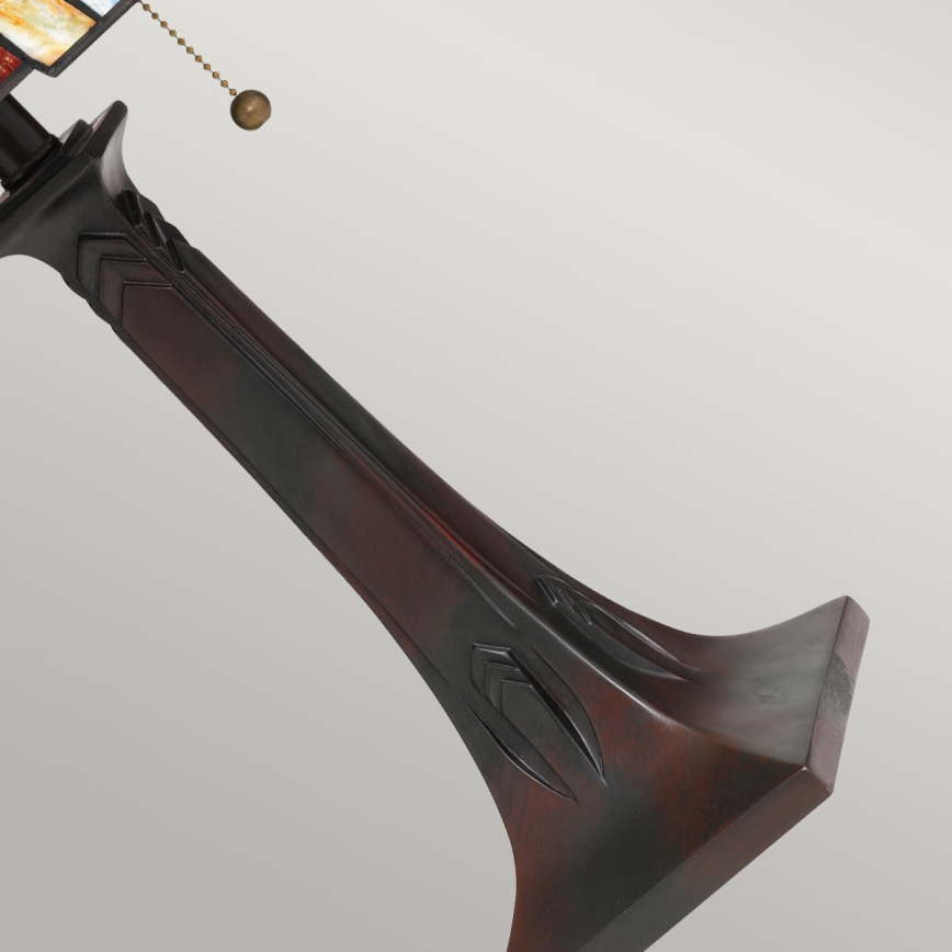 Quoizel - Candeeiro de mesa Tiffany MAYBECK 2xE27/60W/230V