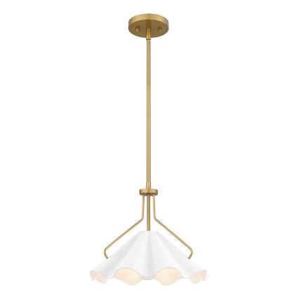 Quoizel - Candeeiro suspenso MEJIA 1xE27/60W/230V diâmetro 35,6 cm latão