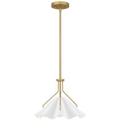 Quoizel - Candeeiro suspenso MEJIA 1xE27/60W/230V diâmetro 35,6 cm latão