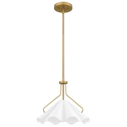 Quoizel - Candeeiro suspenso MEJIA 1xE27/60W/230V diâmetro 35,6 cm latão