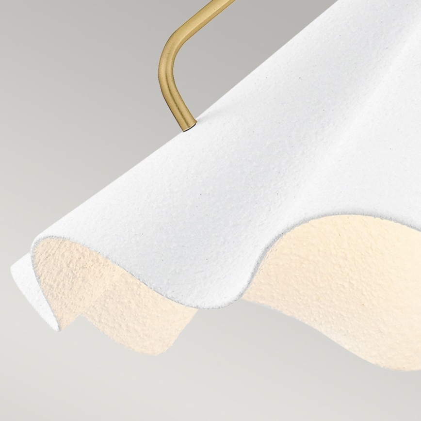 Quoizel - Candeeiro suspenso MEJIA 1xE27/60W/230V diâmetro 35,6 cm latão