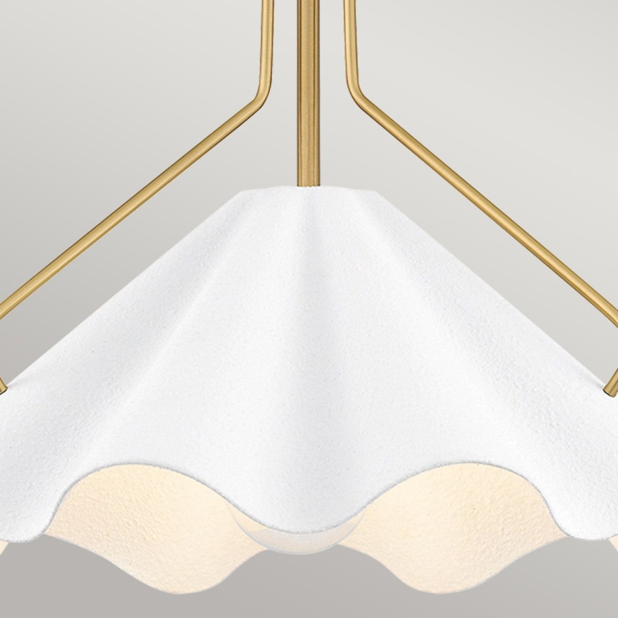 Quoizel - Candeeiro suspenso MEJIA 1xE27/60W/230V diâmetro 35,6 cm latão