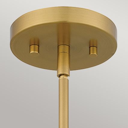 Quoizel - Candeeiro suspenso MEJIA 1xE27/60W/230V diâmetro 35,6 cm latão