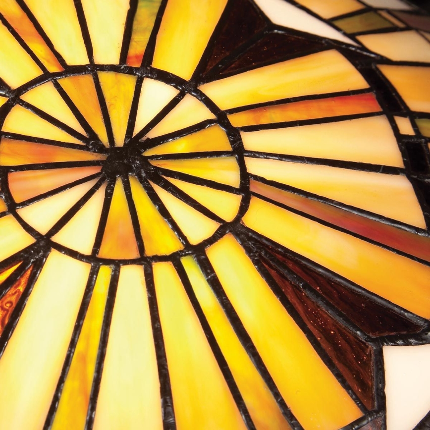 Quoizel - Candeeiro de tecto Tiffany REED 2xE27/60W/230V Ø 42 cm