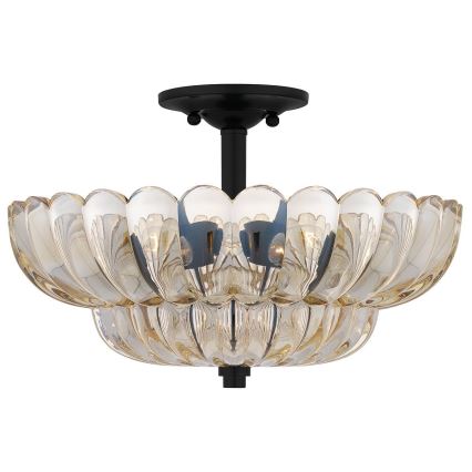 Quoizel - Iluminação de teto WHITECAP 4xE14/40W/230V diâmetro 39,5 cm