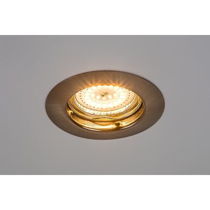 Rabalux - CONJUNTO 3xLED Iluminação embutida 3xGU10/3W/230V IP40