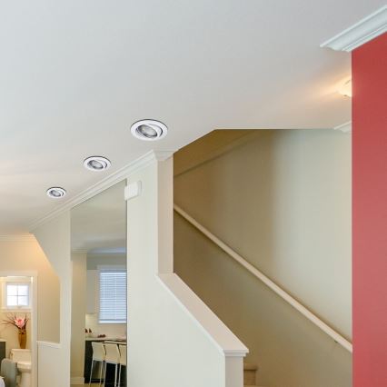 Rabalux - Conjunto com 3 spots LED embutidos 1xGU10/3W/230V IP40