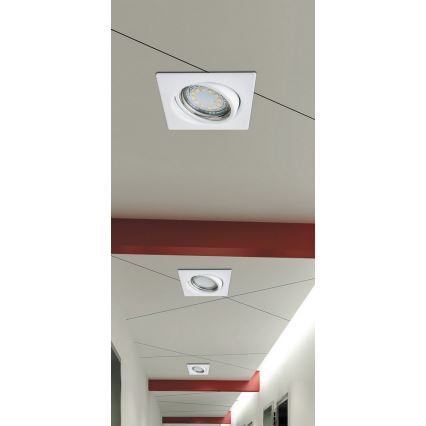 Rabalux - CONJUNTO 3xLED Iluminação embutida 3xGU10/3W/230V IP40