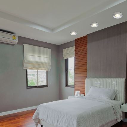 Rabalux - CONJUNTO 3xLED Foco de encastrar de casa de banho 3xLED/4W/230V IP44