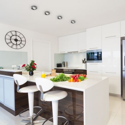 Rabalux - Conjunto de 3 spots LED encastráveis, 1x GU10/3W/230V, IP40