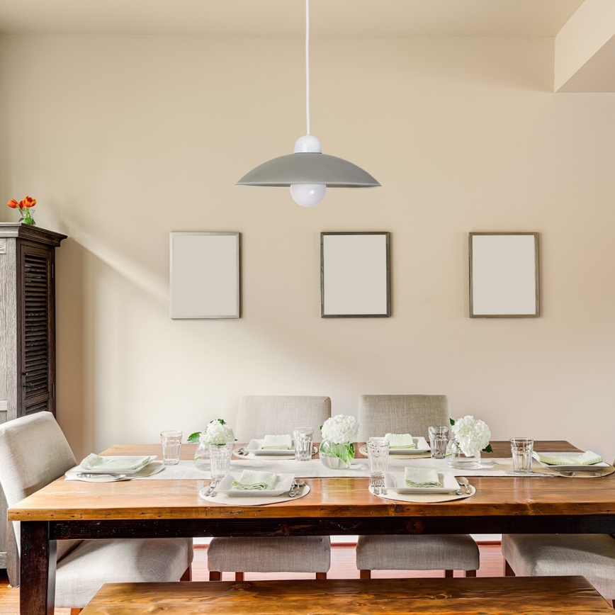 Rabalux - Candelabro 1xE27/60W/230V cinzento