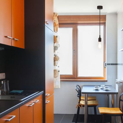 Rabalux - Luz pendente 1xE27/40W preto antigo