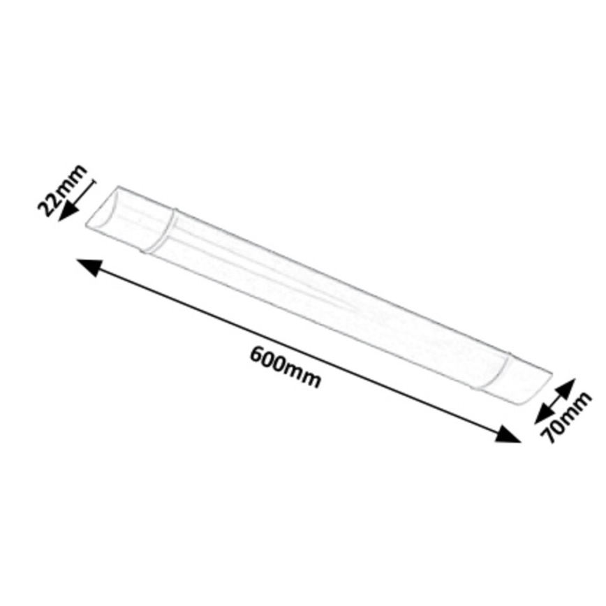 Rabalux - Luz de fundo de armário de cozinha LED LED/20W/230V