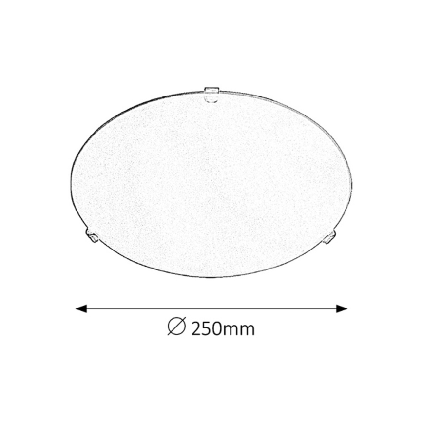 Rabalux 1803 - Luz de teto SIMPLE 1xE27/60W/230V
