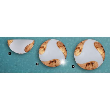 Rabalux - Luz de parede 1xE27/60W/230V