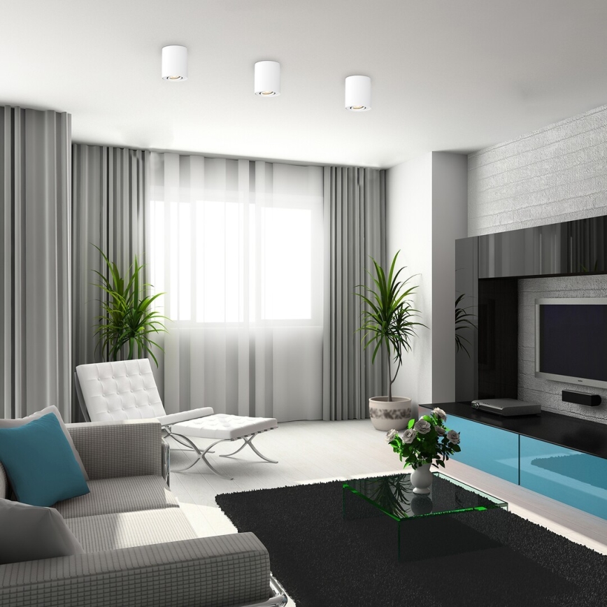 Rabalux - Foco 1xGU10/42W/230V branco