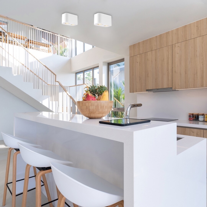 Rabalux - Foco 2xGU10/42W/230V branco