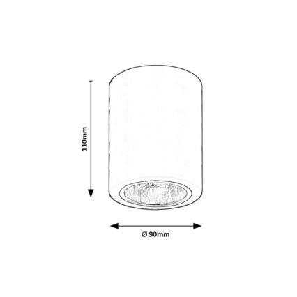 Rabalux - Spot 1xE27/25W/230V branco