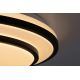 Rabalux - Iluminação de teto LED com regulação LED/40W/230V 3000-6500K preta + controlo remoto