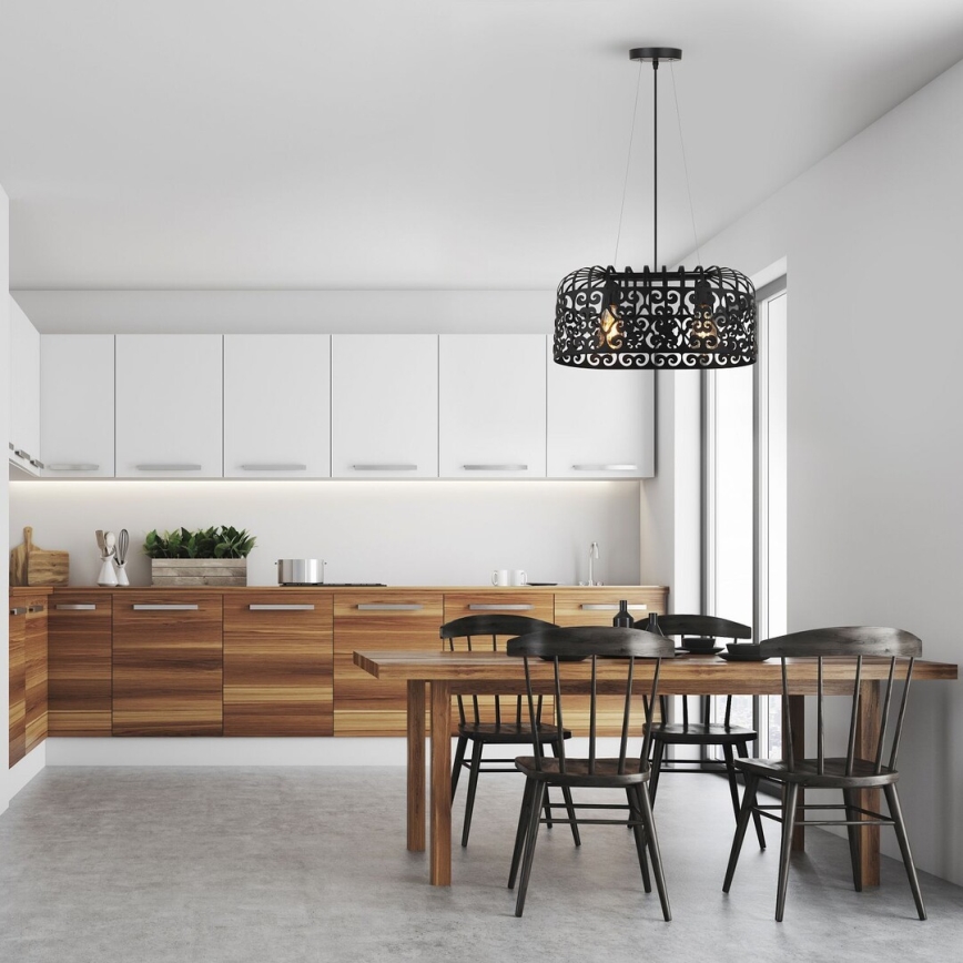 Rabalux - Candelabro 2xE27/60W/230V preto antigo