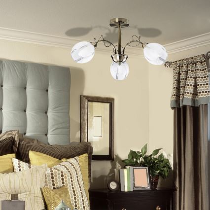 Rabalux - Luz de teto 3xE27/60W/230V