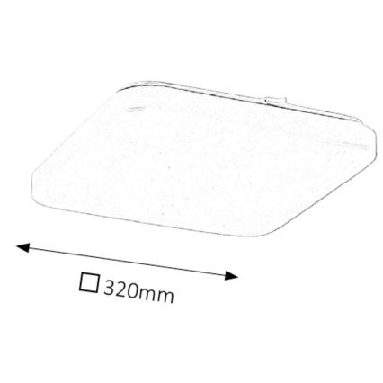 Rabalux - Candeeiro de tecto LED/32W/230V 32x32 cm