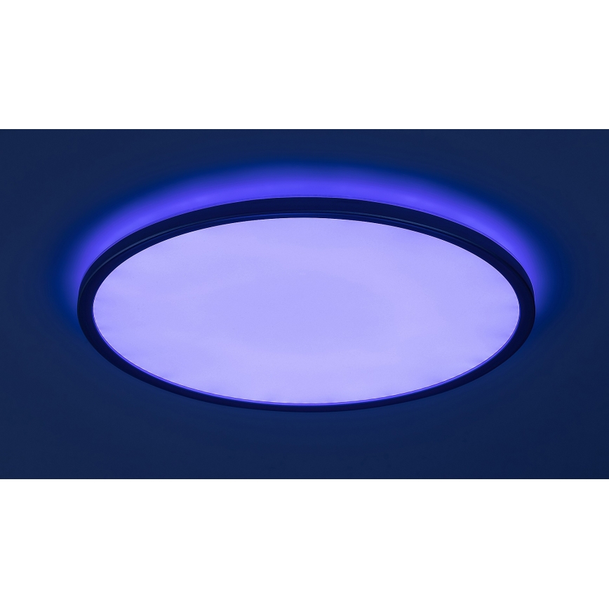 Rabalux - Candeeiro de teto LED RGB regulável LED/22W/230V Wi‑Fi Tuya + comando à distância Ø 41,5 cm