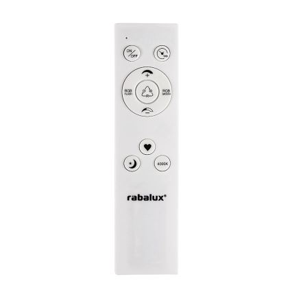 Rabalux - Candeeiro de teto LED RGB regulável LED/22W/230V Wi‑Fi Tuya + comando à distância Ø 41,5 cm