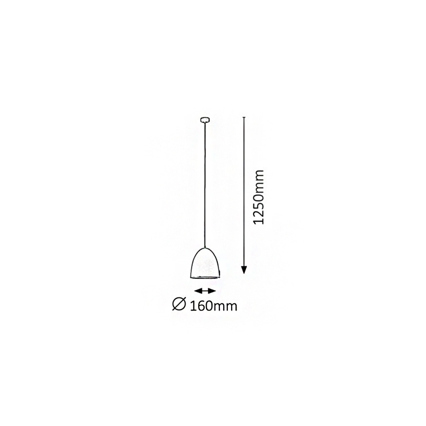 Rabalux - Lustre OLIVIA 1xE27/60W/230V Ø 16 cm