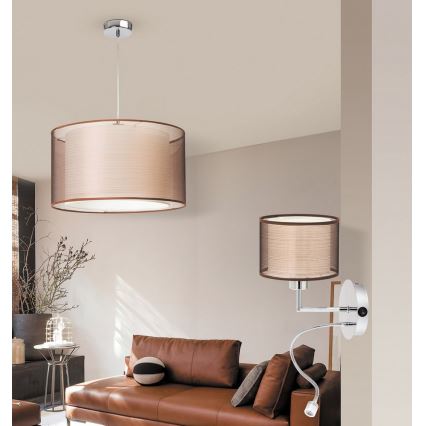 Rabalux - Luz de parede E27/60W + LED/1W