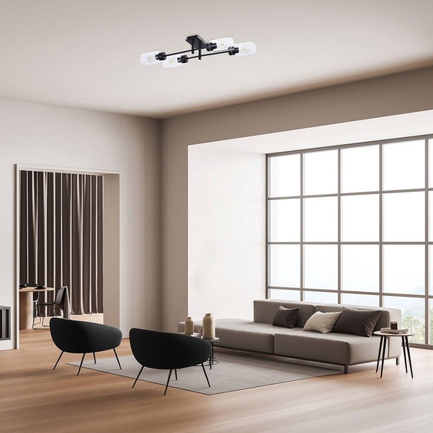 Rabalux - Candeeiro de tecto de montagem superficial 4xE27/40W/230V 21,5x82 cm