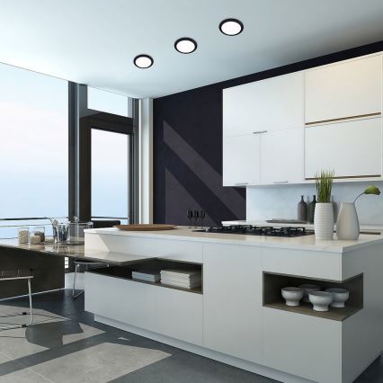 Rabalux - Iluminação embutida LED LED/17W/230V d. 17 cm