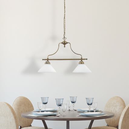 Rabalux 2707 - Candelabro numa corrente MARIAN 2xE27/60W/230V