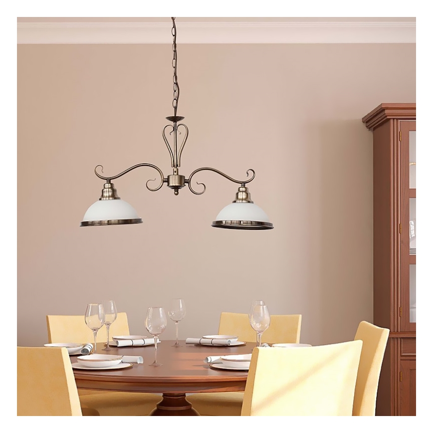 Rabalux - Candelabro 2xE27/60W/230V