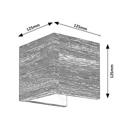 Rabalux  - Iluminação de parede LED CINNAMON LED/7W/230V