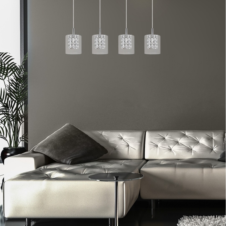 Rabalux - Candelabro suspenso de cristal 4xG9/40W/230V