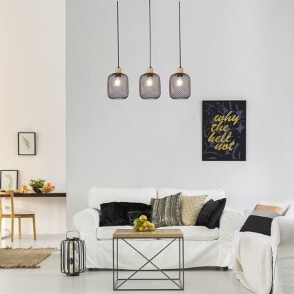 Rabalux - Candelabro suspenso 3xE27/60W/230V