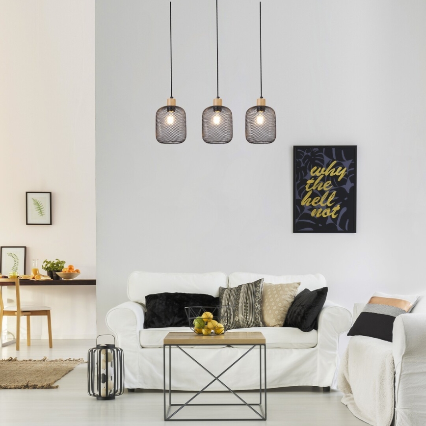 Rabalux - Candelabro suspenso 3xE27/60W/230V