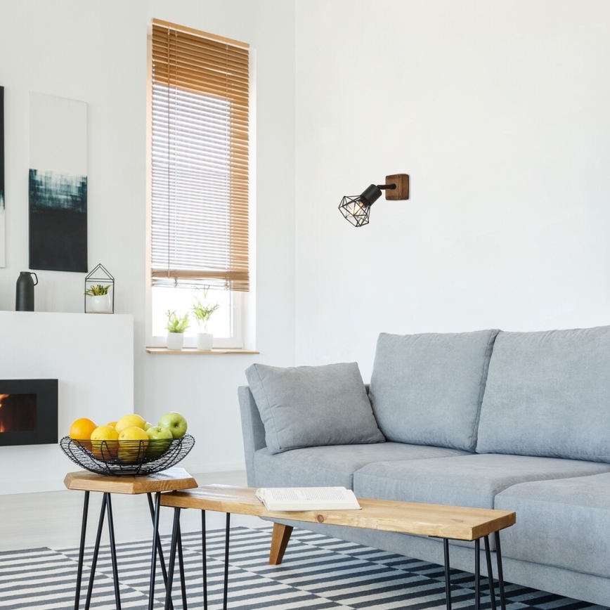 Rabalux - Foco de parede 1xE14/40W/230V carvalho