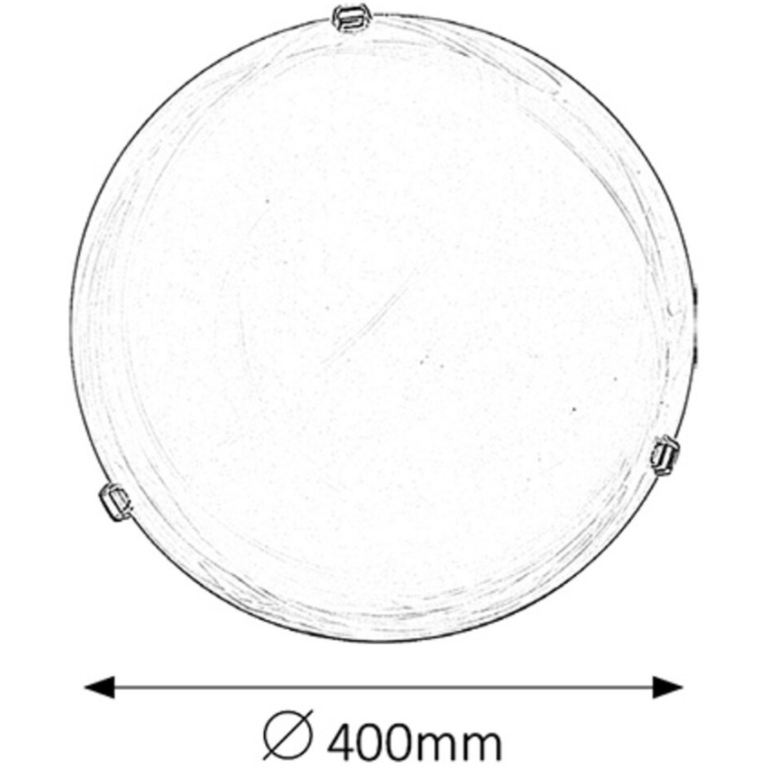 Rabalux - Candeeiro de tecto 2xE27/60W/230V vidro alabastrino