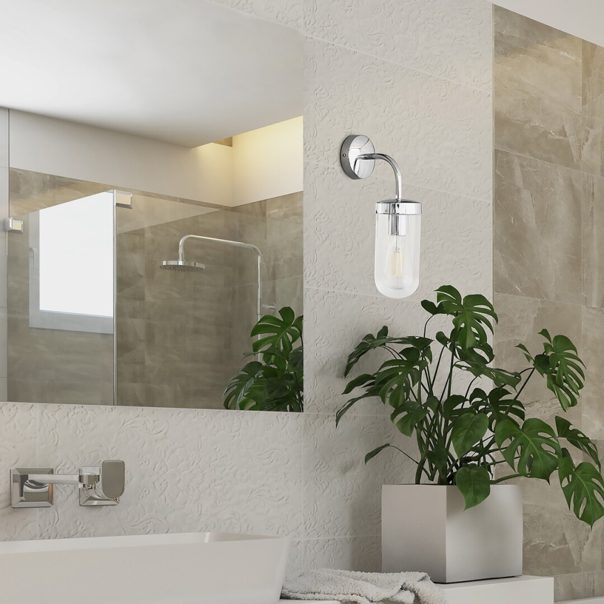 Rabalux - Iluminação de parede de casa de banho 1xE27/60W/230V cromado brilhante