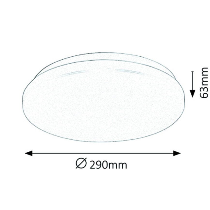 Rabalux - Iluminação de teto LED 1xLED/20W/230V diâmetro 29 cm
