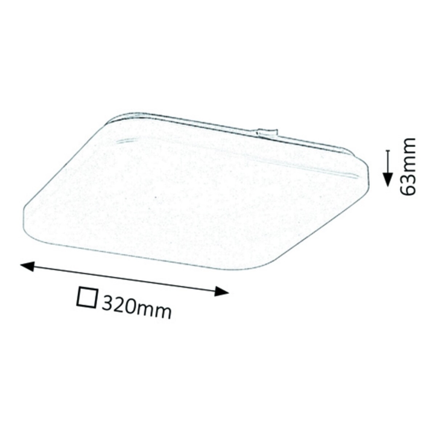 Rabalux - Iluminação de teto LED LED/32W/230V 32x32 cm