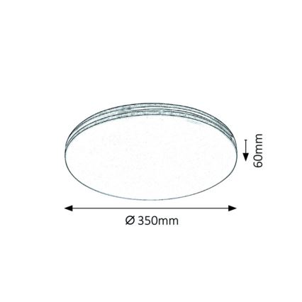Rabalux - Plafon LED 18W/230V, diâmetro 35 cm