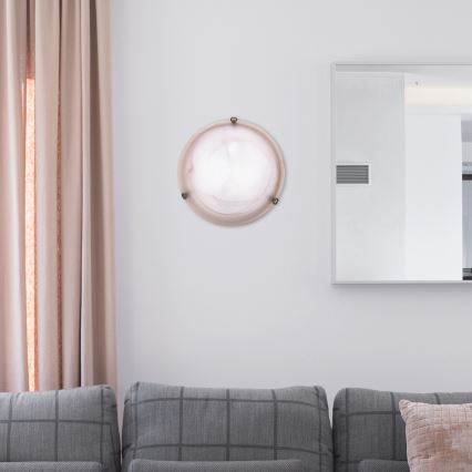 Rabalux - Candeeiro de teto 2xE27/60W/230V vidro alabastrino