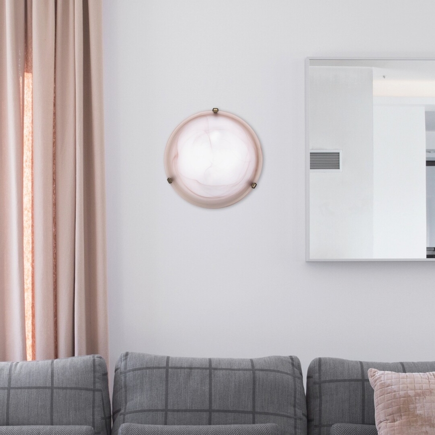 Rabalux - Candeeiro de teto 2xE27/60W/230V vidro alabastrino